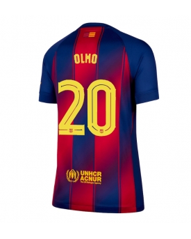 Barcelona Dani Olmo #20 Maglia Gara Casa Repliche 2025-26 Donna Maniche Corte